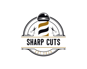 Scissors - Hairstyling Barber Scissors logo design