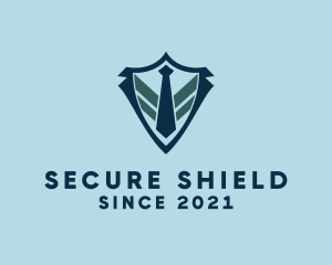 Warranty - Necktie Shield Suit logo design