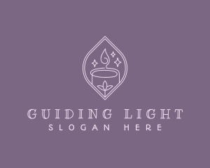 Candle Light Sparkle logo design