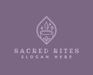 Ritual - Candle Light Sparkle logo design