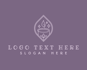 Ritual - Candle Light Sparkle logo design