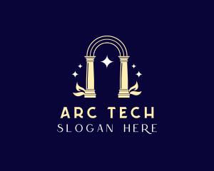 Arc - Pillar Column Arc logo design