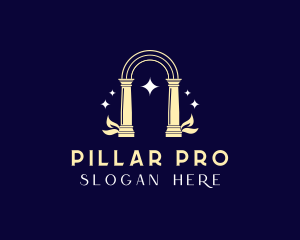 Column - Pillar Column Arc logo design