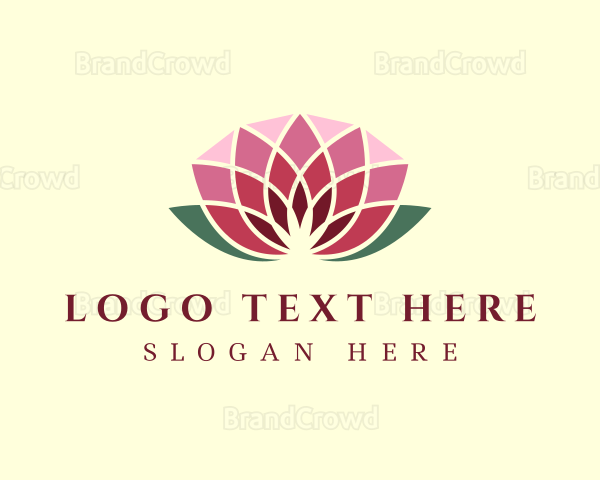 Gemstone Pink Lotus Logo