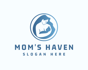 Mom - Mother Baby Pergnancy logo design