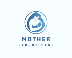 Mother Baby Pergnancy logo design