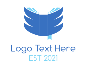 Blue Wing Book Logo