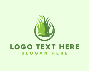 Hedge - Gardening Yard Grass logo design