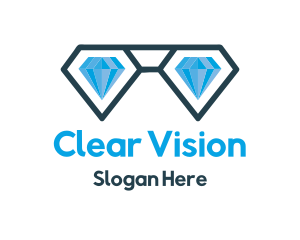 Optical - Diamond Eyeglasses Optical logo design