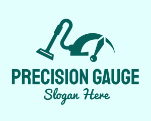 Gauge - Vacuum Cleaning Speed logo design