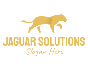 Jaguar - Lioness Zoo Wildlife logo design