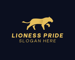 Lioness - Lioness Zoo Wildlife logo design