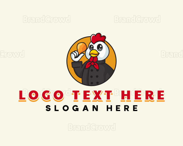 Fried Chicken Restaurant Logo