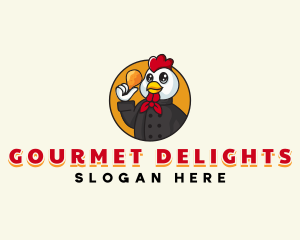 Fried Chicken Restaurant logo design