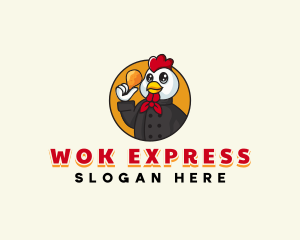 Fried Chicken Restaurant logo design