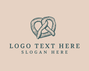 Pretzel Bread Baker Logo