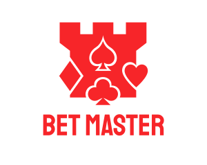 Betting - Tower Card Symbols logo design