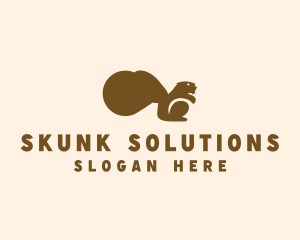 Animal Wild Squirrel logo design