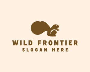 Animal Wild Squirrel logo design