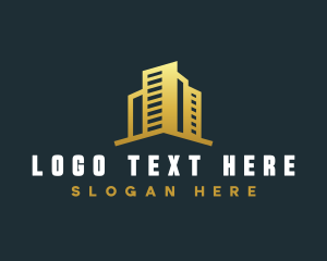 Rental - Contractor Building Realty logo design