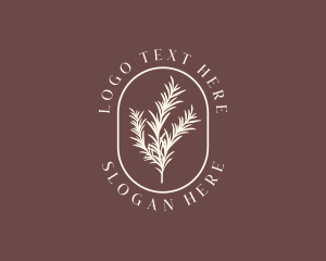 Massage Therapy - Herb Leaf Plant logo design