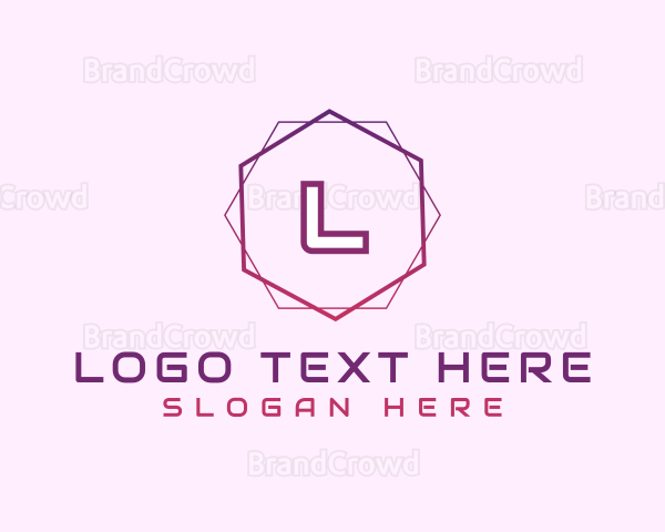 Tech Gaming Hexagon Logo