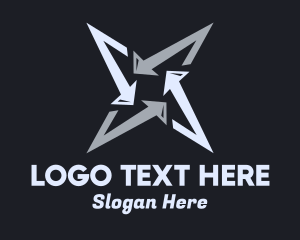 Upload - Silver Busines Star logo design