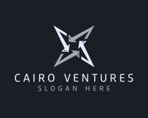 Silver Business Star logo design