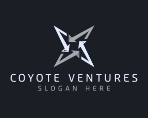 Silver Business Star logo design