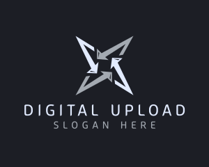Upload - Silver Business Star logo design