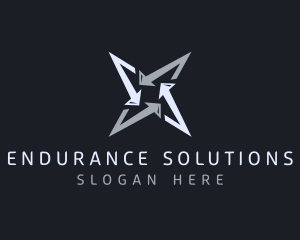 Silver Business Star logo design