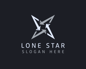 Silver Business Star logo design