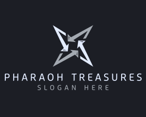 Silver Business Star logo design