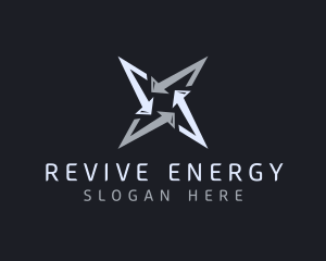 Refresh - Silver Business Star logo design