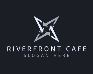 Silver Business Star logo design