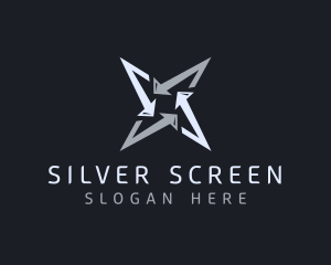 Silver Business Star logo design