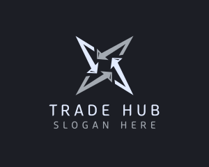 Trade - Silver Business Star logo design