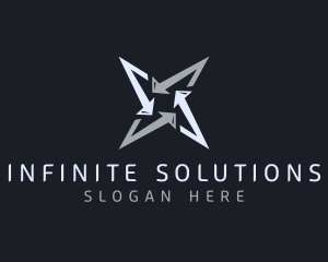 Business - Silver Business Star logo design