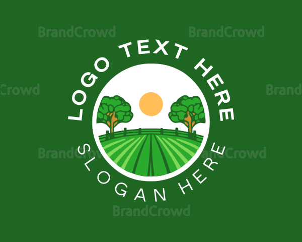 Eco Farm Landscaping Logo