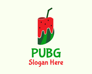 Watermelon Juice Cup Logo