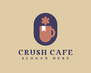 Floral Tea Cafe logo design