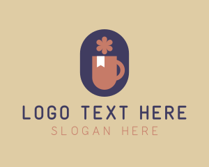 Tea - Floral Tea Cafe logo design