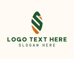 Swan Letter S  Logo