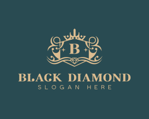 Stylish Jewelry Shield logo design