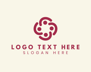 People - People Circle Community logo design