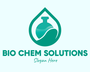 Biochemical - Research Laboratory Flask logo design