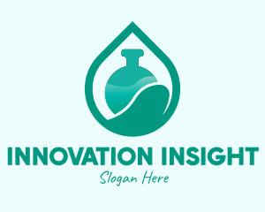 Research - Research Laboratory Flask logo design