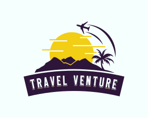 Mountain Island Travel logo design