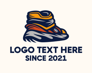 Athletic Apparel - Sneaker Rubber Shoes logo design