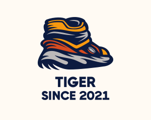 Athlete-shoes - Sneaker Rubber Shoes logo design